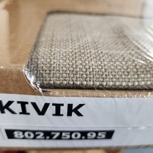 NEW IKEA KIVIK 802.750.95 Footstool Ottoman Cover ISUNDA BEIGE Discontinued